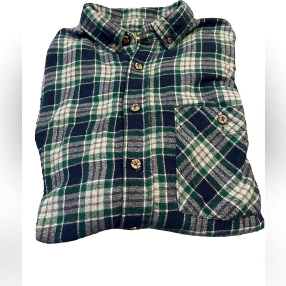 Stillwater Supply Company Flannel Plaid Long Sleeve Button Down Shirt
